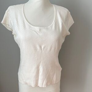 Elegant White Women's Top